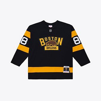 Men's Mitchell & Ness David Pastrnak Black Boston Bruins 2015 Power Play Jersey