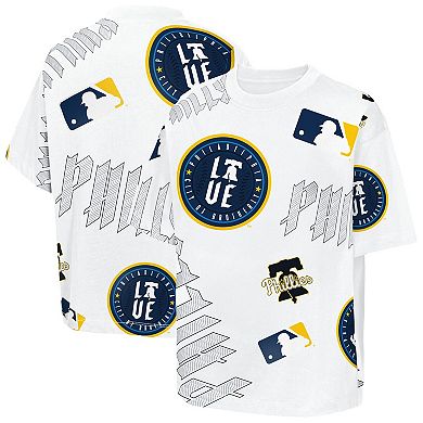 Youth Outerstuff White Philadelphia Phillies Circus Catch T-Shirt
