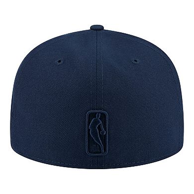 Men's New Era Navy Minnesota Timberwolves Tonal Color Pack 59FIFTY Fitted Hat