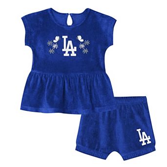 Girls Preschool Outerstuff Royal Los Angeles Dodgers Fashion Top & Shorts Set