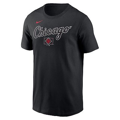 Men's Nike Black Chicago White Sox City Connect Wordmark T-Shirt