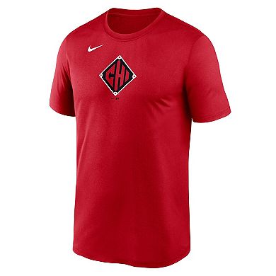 Men's Nike Red Chicago White Sox 2025 City Connect Legend Team Phrase Script Performance T-Shirt