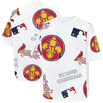 Youth Outerstuff White St. Louis Cardinals Circus Catch T-Shirt