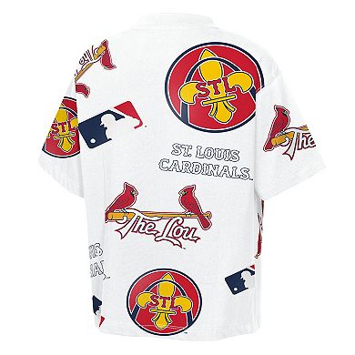 Youth Outerstuff White St. Louis Cardinals Circus Catch T-Shirt