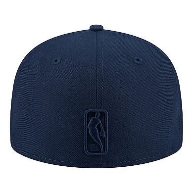 Men's New Era Navy New York Knicks Tonal Color Pack 59FIFTY Fitted Hat