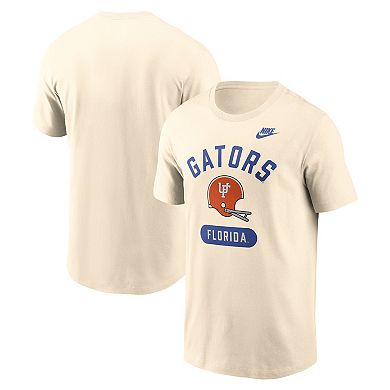 Men's Nike Natural Florida Gators Legacy Arch Helmet T-Shirt