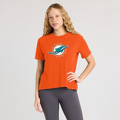 Women's Fanatics Orange Miami Dolphins Essential Legacy T-Shirt