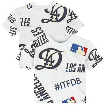 Infant Outerstuff White Los Angeles Dodgers Game Day T-Shirt