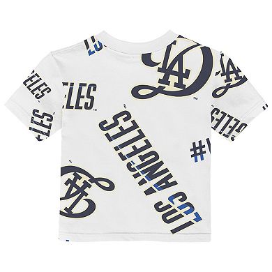 Infant Outerstuff White Los Angeles Dodgers Game Day T-Shirt