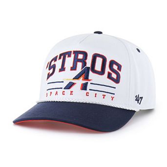 Men's '47 White Houston Astros City Connect Roscoe Hitch Adjustable Hat