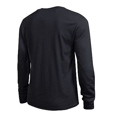 Women's Champion Black Minnesota Wild 2-Hit Long Sleeve T-Shirt