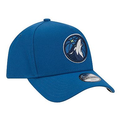 Youth New Era Blue Minnesota Timberwolves 9FORTY A-Frame Adjustable Hat