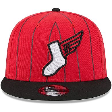 Men's New Era Red/Black Chicago White Sox 2025 City Connect 9FIFTY Snapback Hat