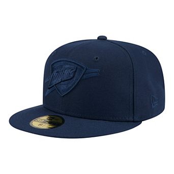 Men's New Era Navy Oklahoma City Thunder Tonal Color Pack 59FIFTY Fitted Hat