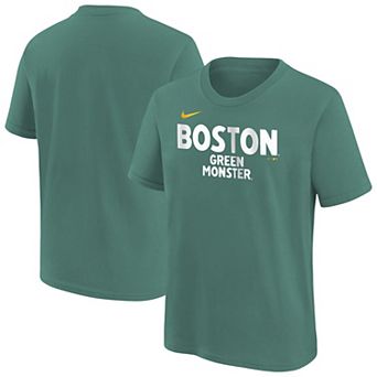 Youth Nike Green Boston Red Sox City Connect Wordmark T-Shirt