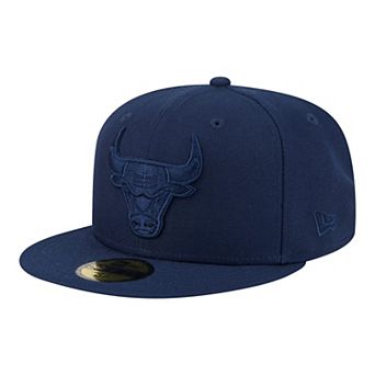 Men's New Era Navy Chicago Bulls Tonal Color Pack 59FIFTY Fitted Hat