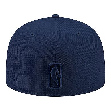 Men's New Era Navy Chicago Bulls Tonal Color Pack 59FIFTY Fitted Hat