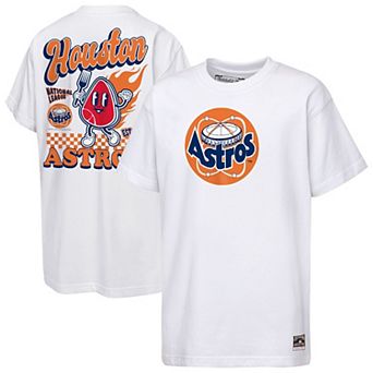 Youth Mitchell & Ness White Houston Astros Cooperstown Concession T-Shirt