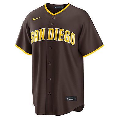 Men's Nike Jackson Merrill Brown San Diego Padres Road Replica Jersey