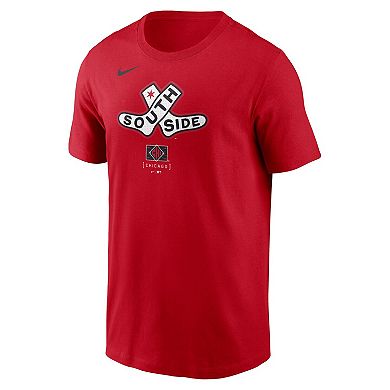 Men's Nike Red Chicago White Sox City Connect Large Logo T-Shirt