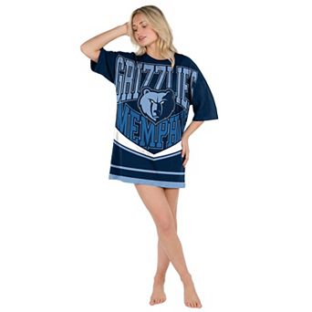 Women's Concepts Sport Navy Memphis Grizzlies Mosaic Knit Nightdress