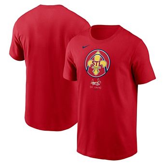 Men's Nike Red St. Louis Cardinals 2024 City Connect Large Logo T-Shirt