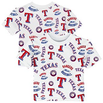 Toddler Outerstuff White Texas Rangers Run Down T-Shirt