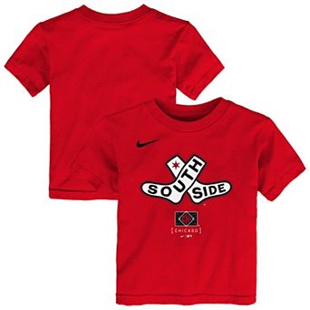 Toddler Nike Red Chicago White Sox 2025 City Connect Logo T-Shirt