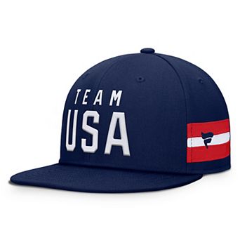 Men's Fanatics Navy Team USA Batters Box Snapback Hat