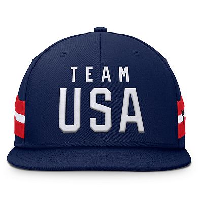 Men's Fanatics Navy Team USA Batters Box Snapback Hat