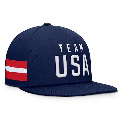 Men's Fanatics Navy Team USA Batters Box Snapback Hat