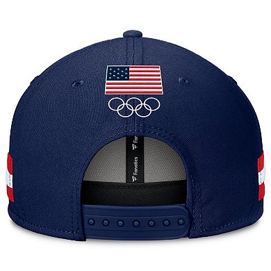 Men's Fanatics Navy Team USA Batters Box Snapback Hat