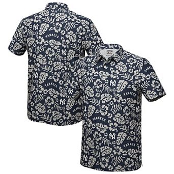 Men's Reyn Spooner Navy New York Yankees Cooperstown Pua Performance Polo