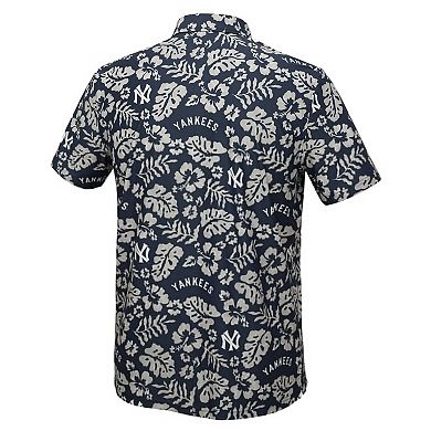 Men's Reyn Spooner Navy New York Yankees Cooperstown Pua Performance Polo