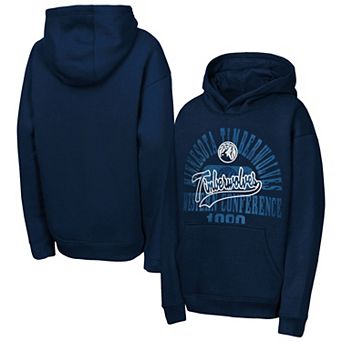 Youth Outerstuff Navy Minnesota Timberwolves Sweep Hoodie