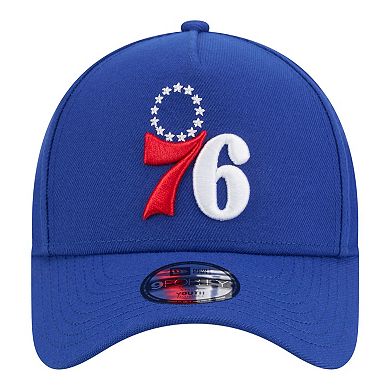 Youth New Era Royal Philadelphia 76ers 9FORTY A-Frame Adjustable Hat