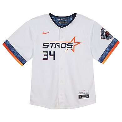 Toddler Nike Nolan Ryan White Houston Astros City Connect 2025 Limited Jersey