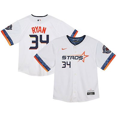 Toddler Nike Nolan Ryan White Houston Astros City Connect 2025 Limited Jersey