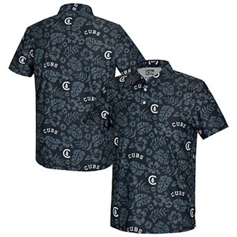 Men's Reyn Spooner Navy Chicago Cubs Cooperstown Pua Performance Polo