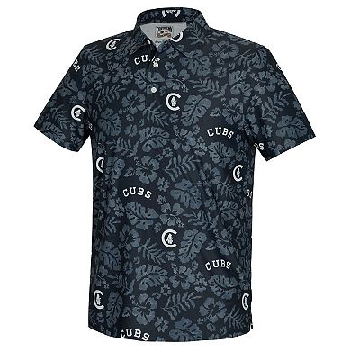 Men's Reyn Spooner Navy Chicago Cubs Cooperstown Pua Performance Polo