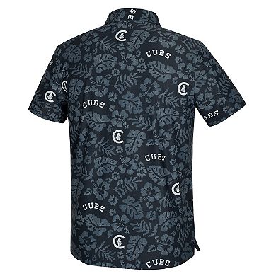 Men's Reyn Spooner Navy Chicago Cubs Cooperstown Pua Performance Polo