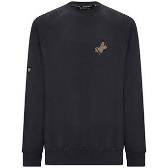 Men's Levelwear Black Los Angeles Dodgers Connect Logo Sweatshirt