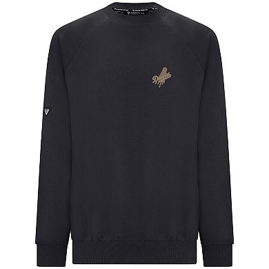 Men's Levelwear Black Los Angeles Dodgers Connect Logo Sweatshirt