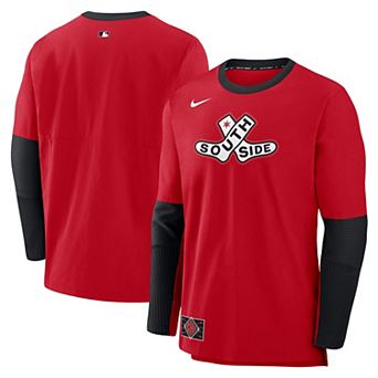 Men's Nike Red Chicago White Sox 2025 City Connect Authentic Collection Player Dri-FIT Lightweight Pullover