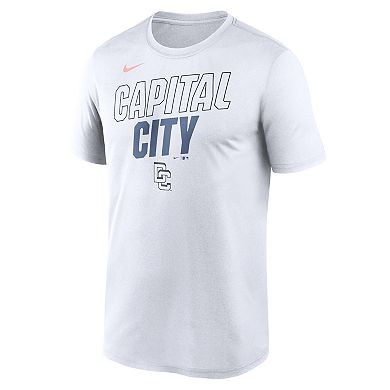 Men's Nike White Washington Nationals 2026 City Connect Team Phrase Script Dri-FIT T-Shirt