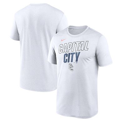 Men's Nike White Washington Nationals 2026 City Connect Team Phrase Script Dri-FIT T-Shirt