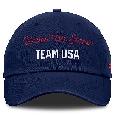 Women's Fanatics Navy Team USA Velocity Adjustable Hat