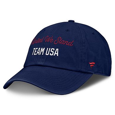 Women's Fanatics Navy Team USA Velocity Adjustable Hat