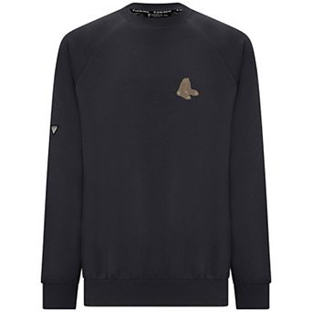 Men's Levelwear Black Boston Red Sox Connect Logo Sweatshirt
