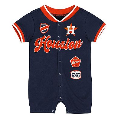 Infant Outerstuff Navy Houston Astros Pinch Coverall